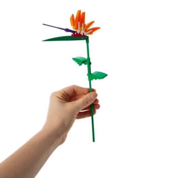 Block Tech Flower Bird of Paradise NWT Botanical Faux Plant Puzzle Mother’s Day - Picture 2 of 7